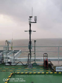 海洋环境气象观测站实物照片